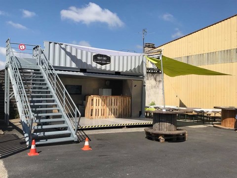 container stand evenementiel ouvert