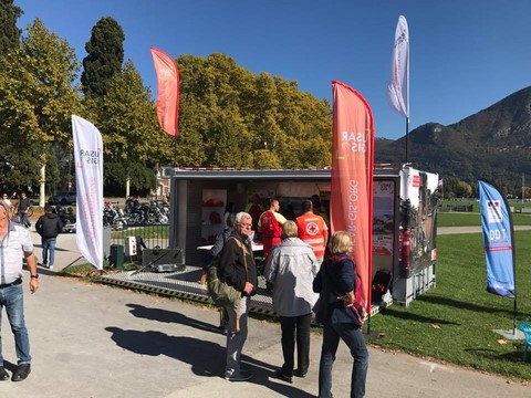 Container stand vue face stand gis 74 à annecy